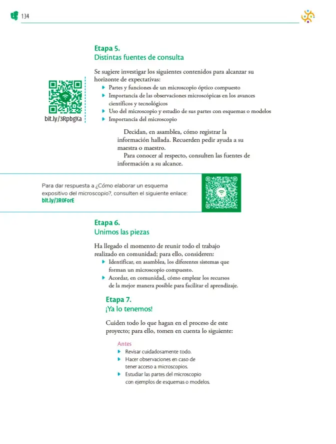 Página 135 de Colección Ximhai. Nuestro libro de Proyectos. Tomo III. Libro de Educación Telesecundaria Grado 1° Ciclo Escolar 2025 - 2026