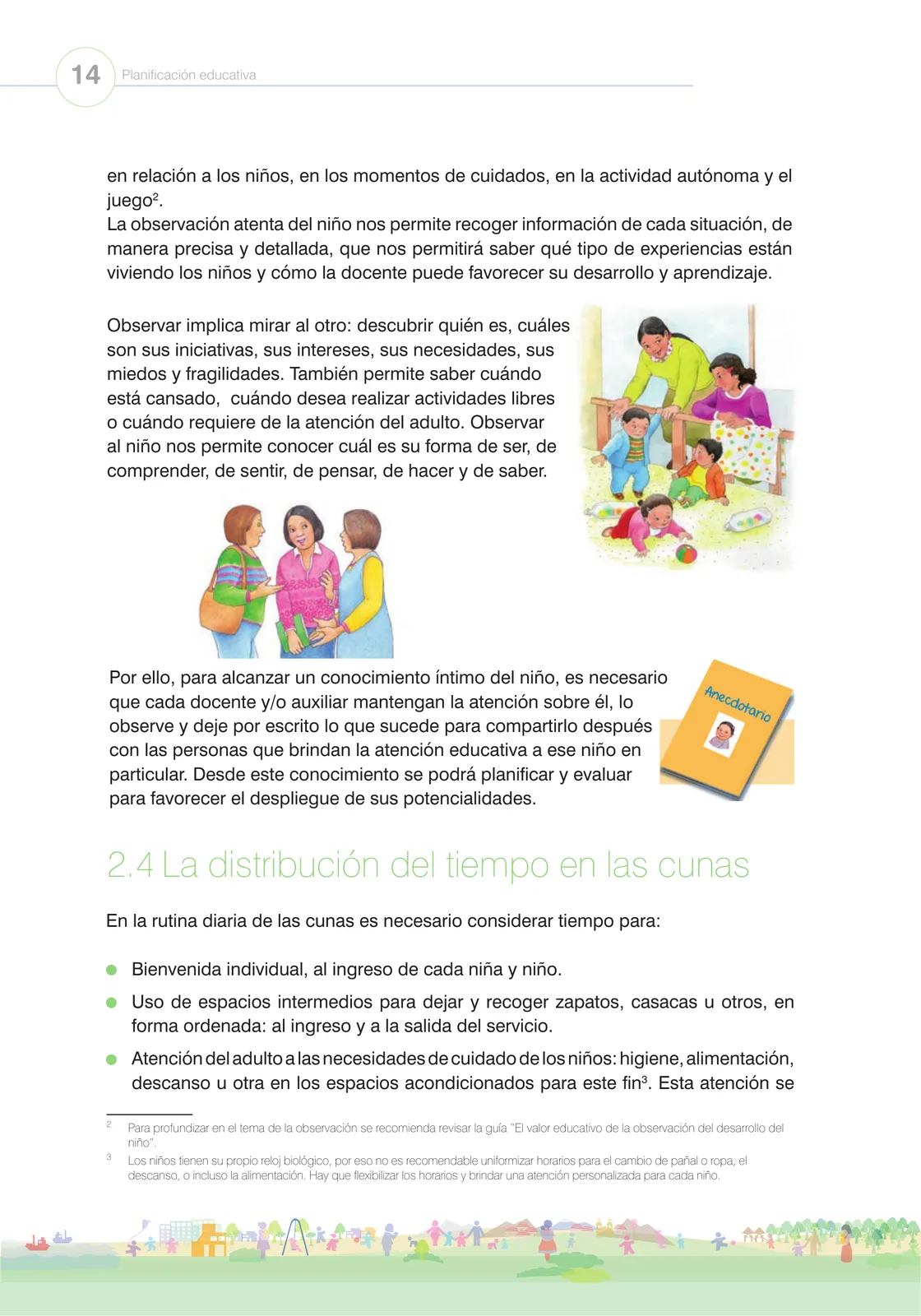 Miniatura página 16 de La planificación del proceso de enseñanza aprendizaje y la evaluación formativa en Ciclo I : guía cartilla de orientación planificación educativa · 2024