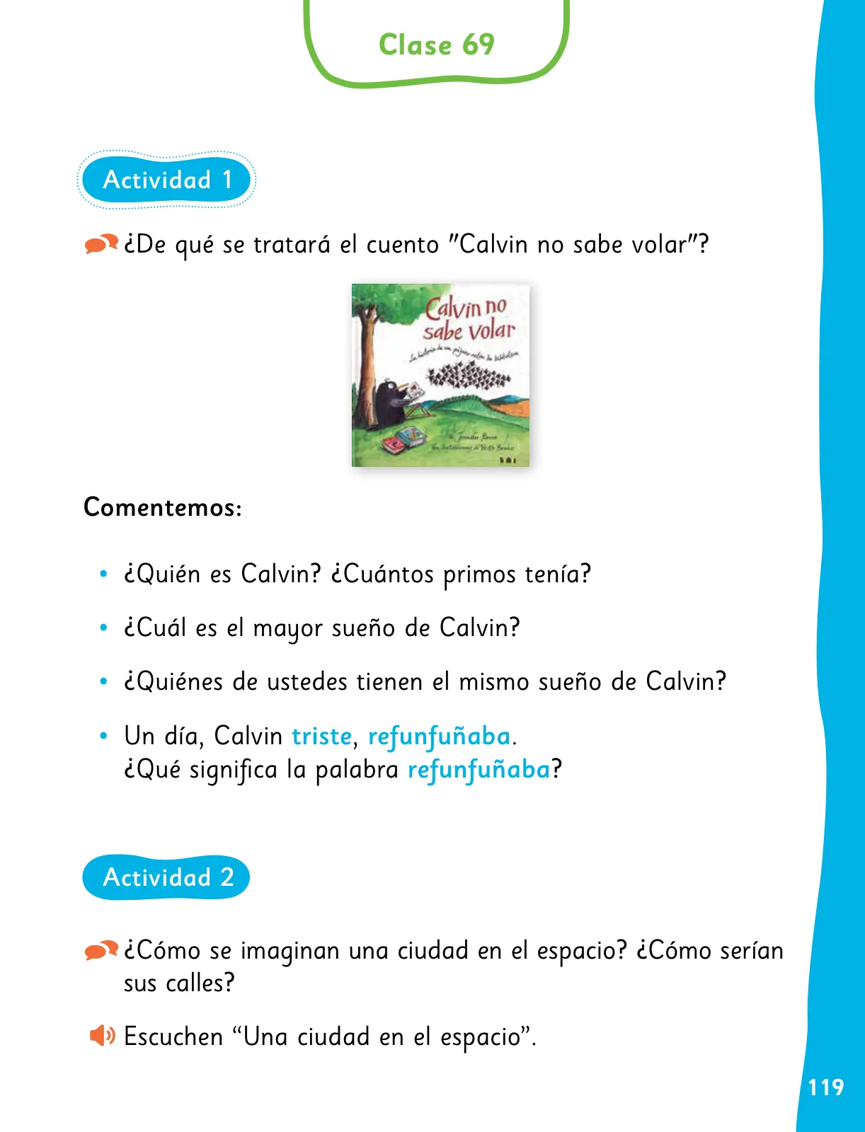 Miniatura página 122 de Lenguaje y Comunicación – Primero Básico | Texto del Estudiante MINEDUC – Descargar PDF · 2024