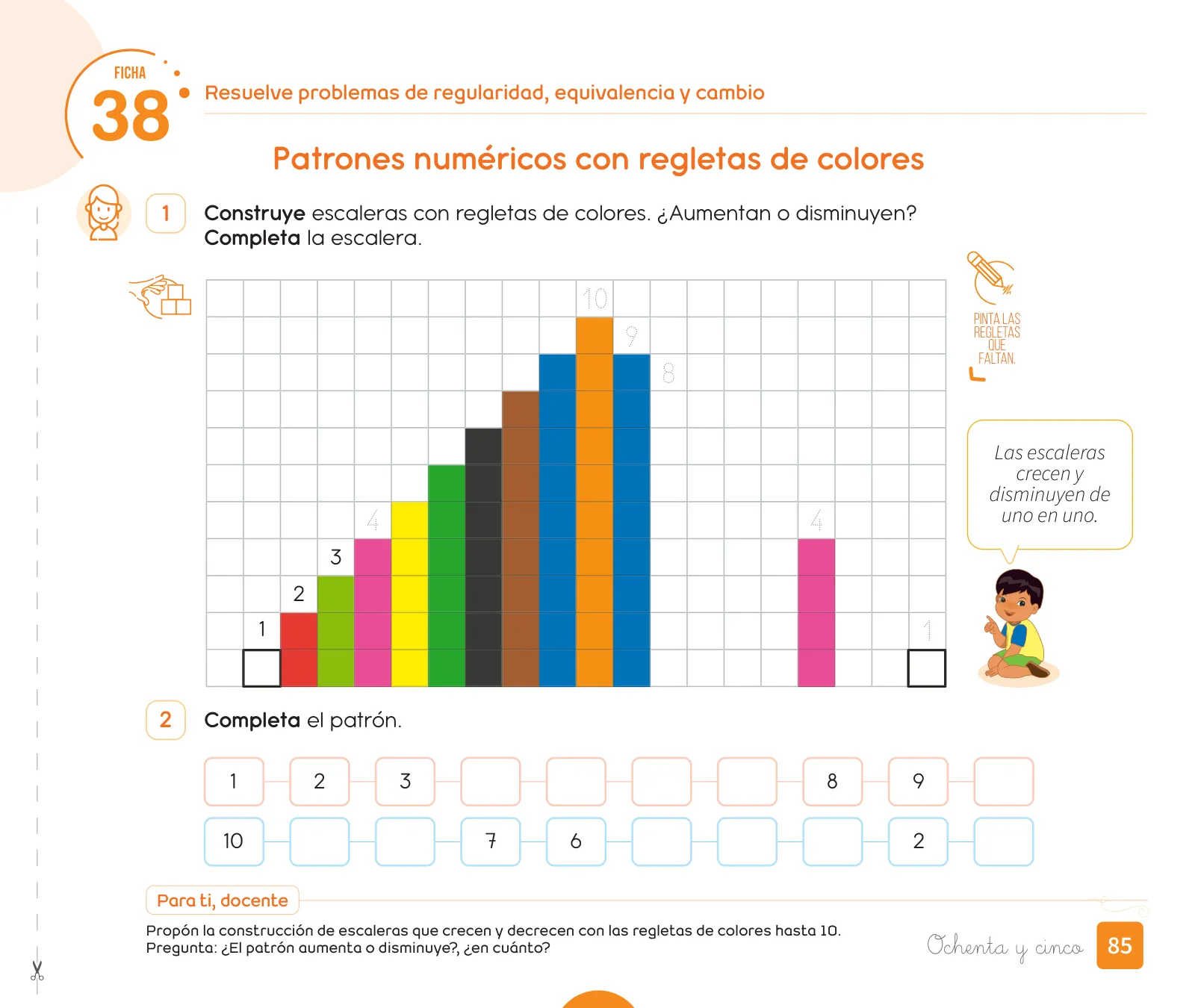 Página 87 de Cuadernillo de Matemática 1, primer grado de Primaria · 2023