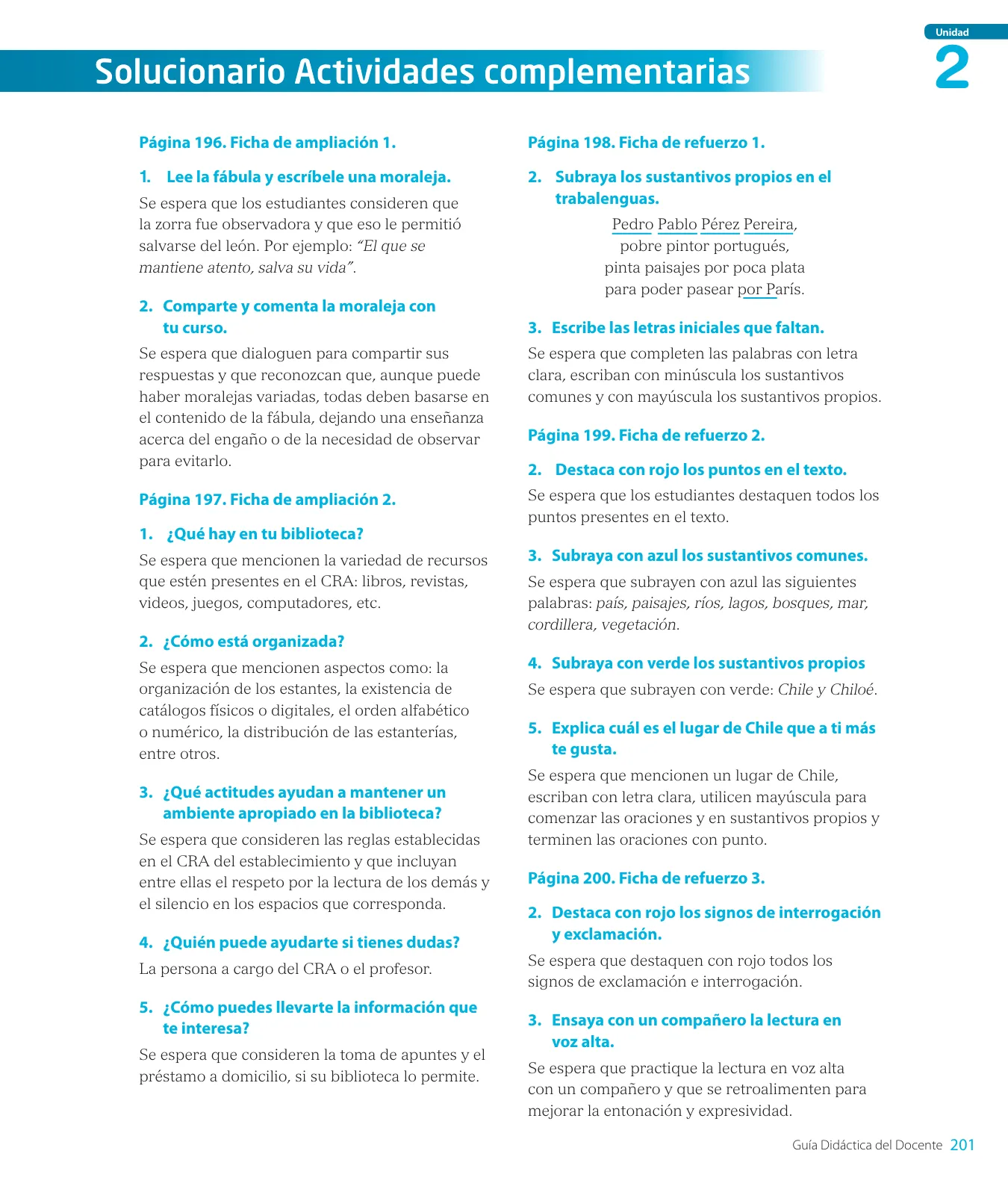Miniatura página 203 de Lenguaje y Comunicación – Segundo Básico – Texto del Estudiante MINEDUC – Descargar PDF · 2024