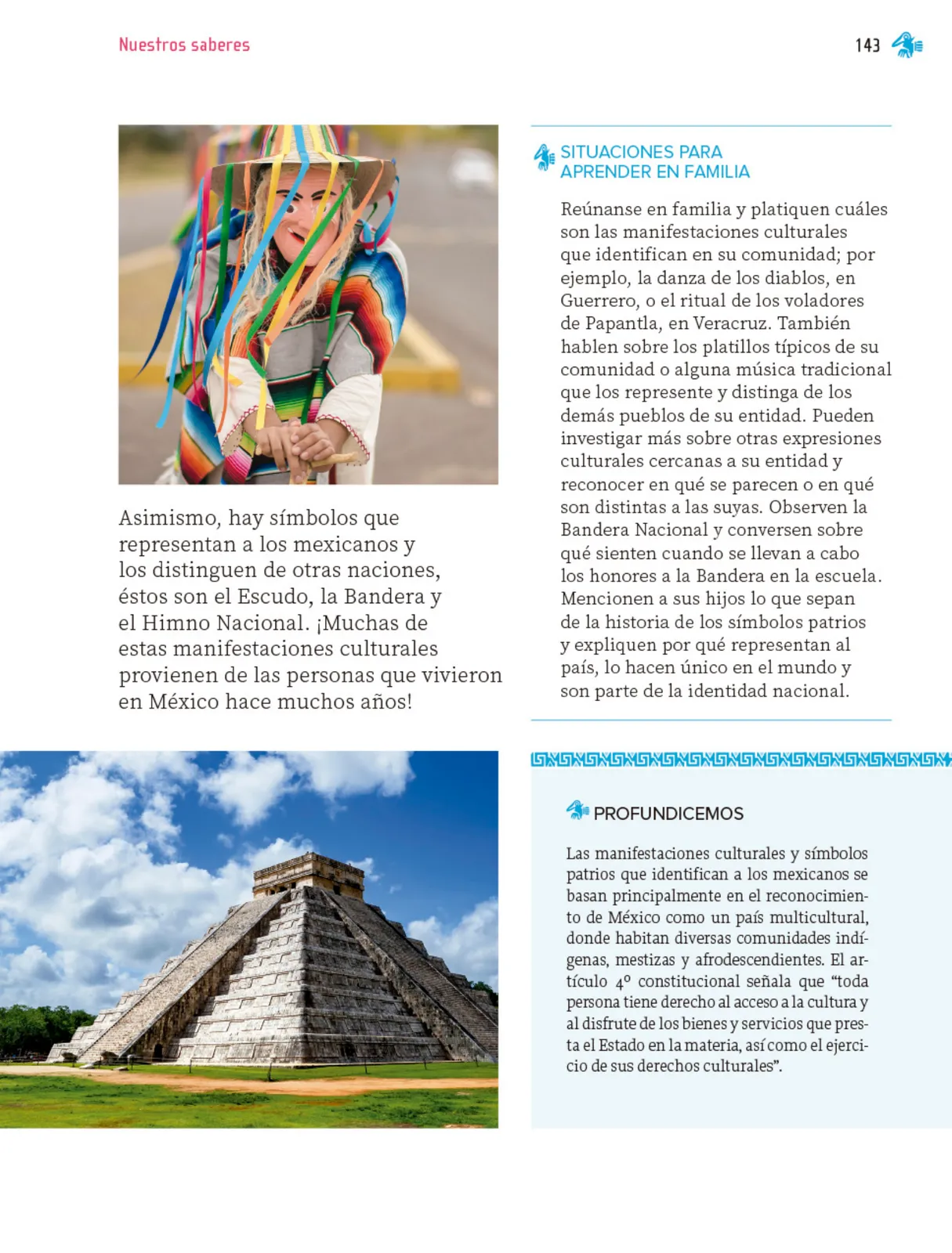 Miniatura página 144 de Nuestros saberes: Libro para alumnos, maestros y familia.   Libro de Educación Primaria Grado 1°  Ciclo Escolar 2025 - 2026