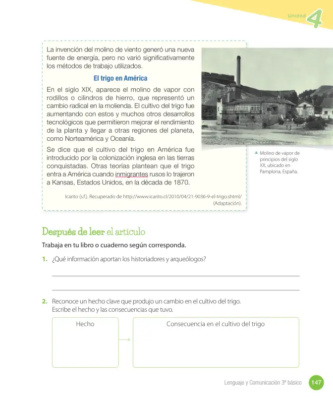 Página 95 de Lenguaje y Comunicación – Tercero Básico | Texto del Estudiante MINEDUC – Descargar PDF · 2024