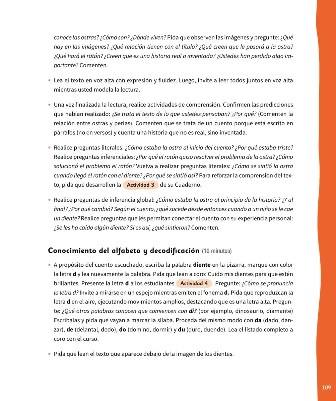 Página 110 de Lenguaje y Comunicación – Primero Básico | Texto del Estudiante MINEDUC – Descargar PDF · 2024