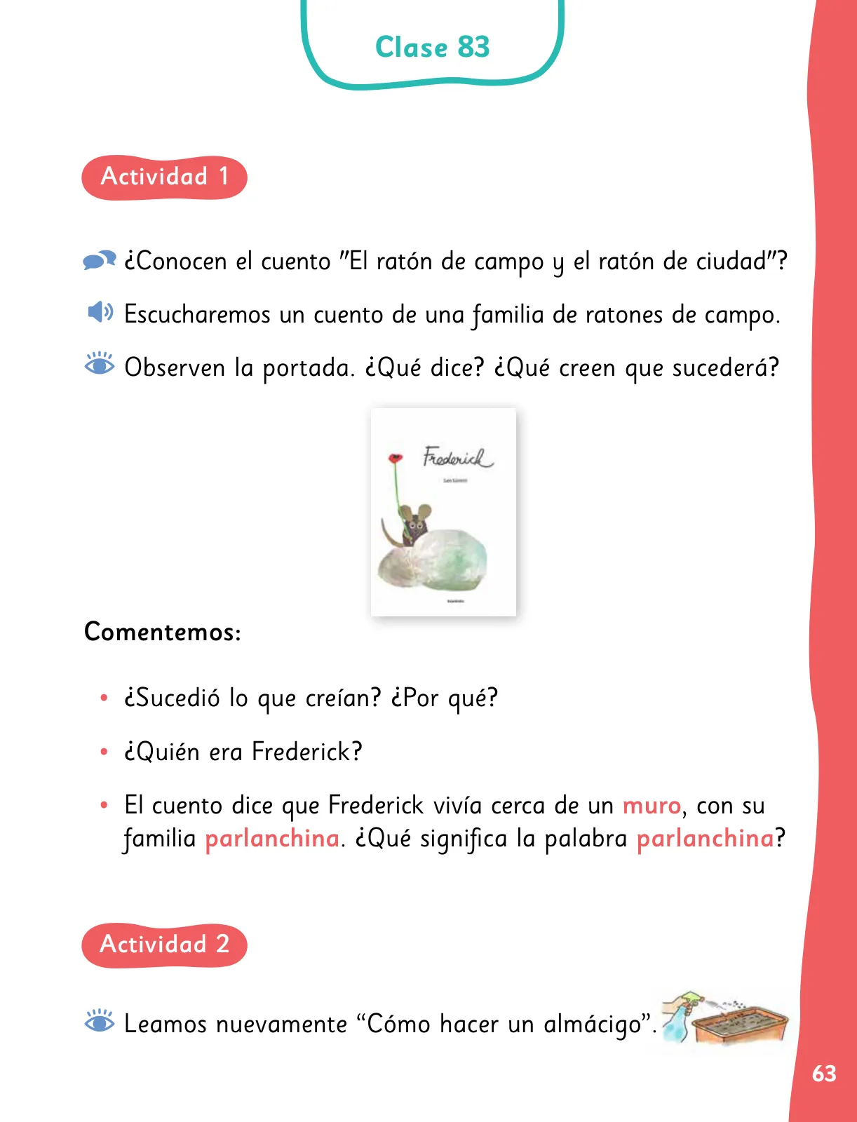 Miniatura página 66 de Lenguaje y Comunicación – Primero Básico | Texto del Estudiante MINEDUC – Descargar PDF · 2024