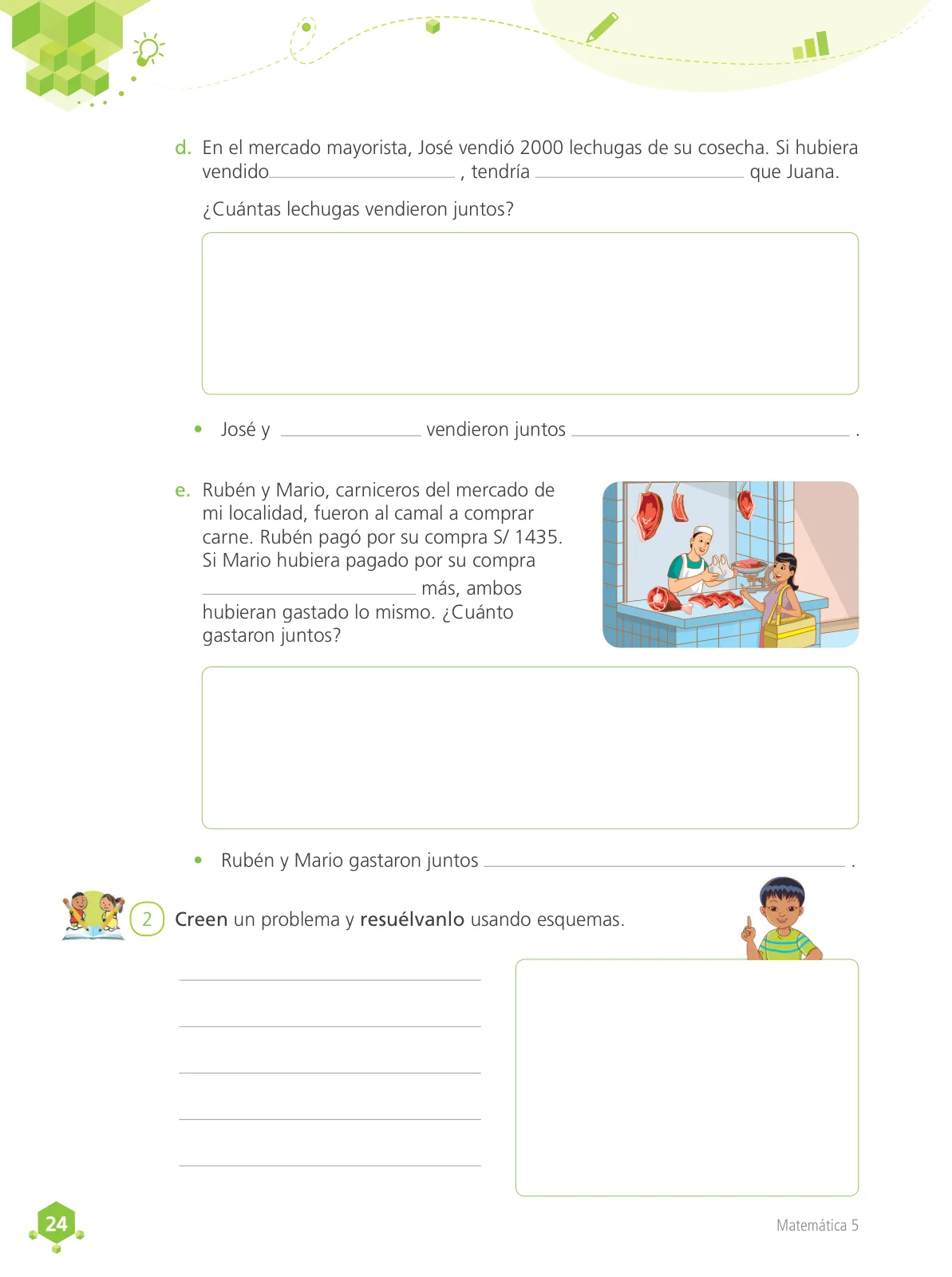 Miniatura página 25 de Matemática 5 : cuaderno de trabajo para quinto grado de Educación Primaria 2018 · 2018