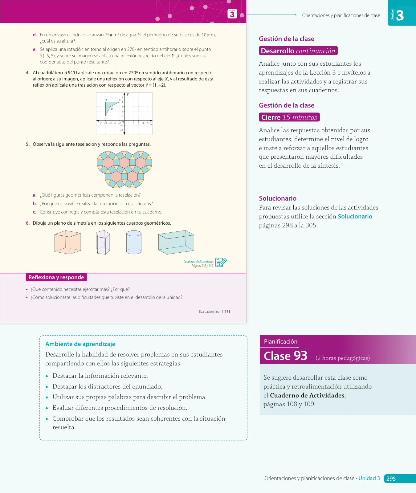 Miniatura página 73 de Matemática – Octavo Básico | Texto del Estudiante MINEDUC – Descargar PDF · 2024