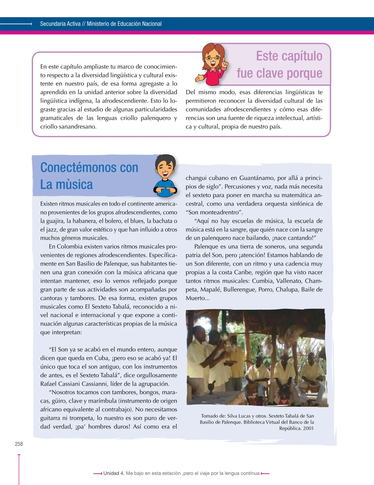 Página 258 de Lenguaje 7° · Secundaria Activa