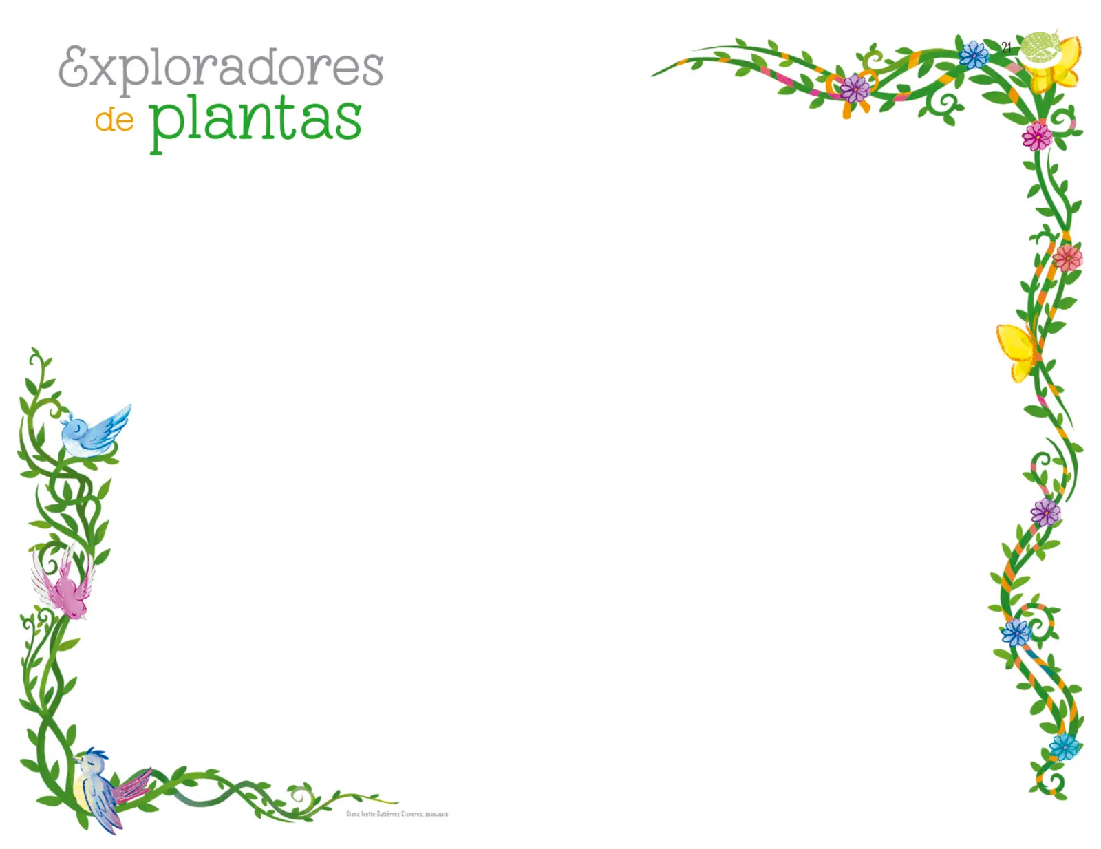 Página 22 de Explorar e imaginar con mi libro de Preescolar.   Libro de Educación Preescolar Grado 1°  Ciclo Escolar 2025 - 2026