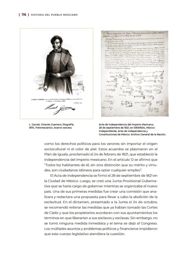 Página 117 de Historia del pueblo mexicano. Multigrado Libro de Educación Telesecundaria Grado 1° Ciclo Escolar 2025 - 2026