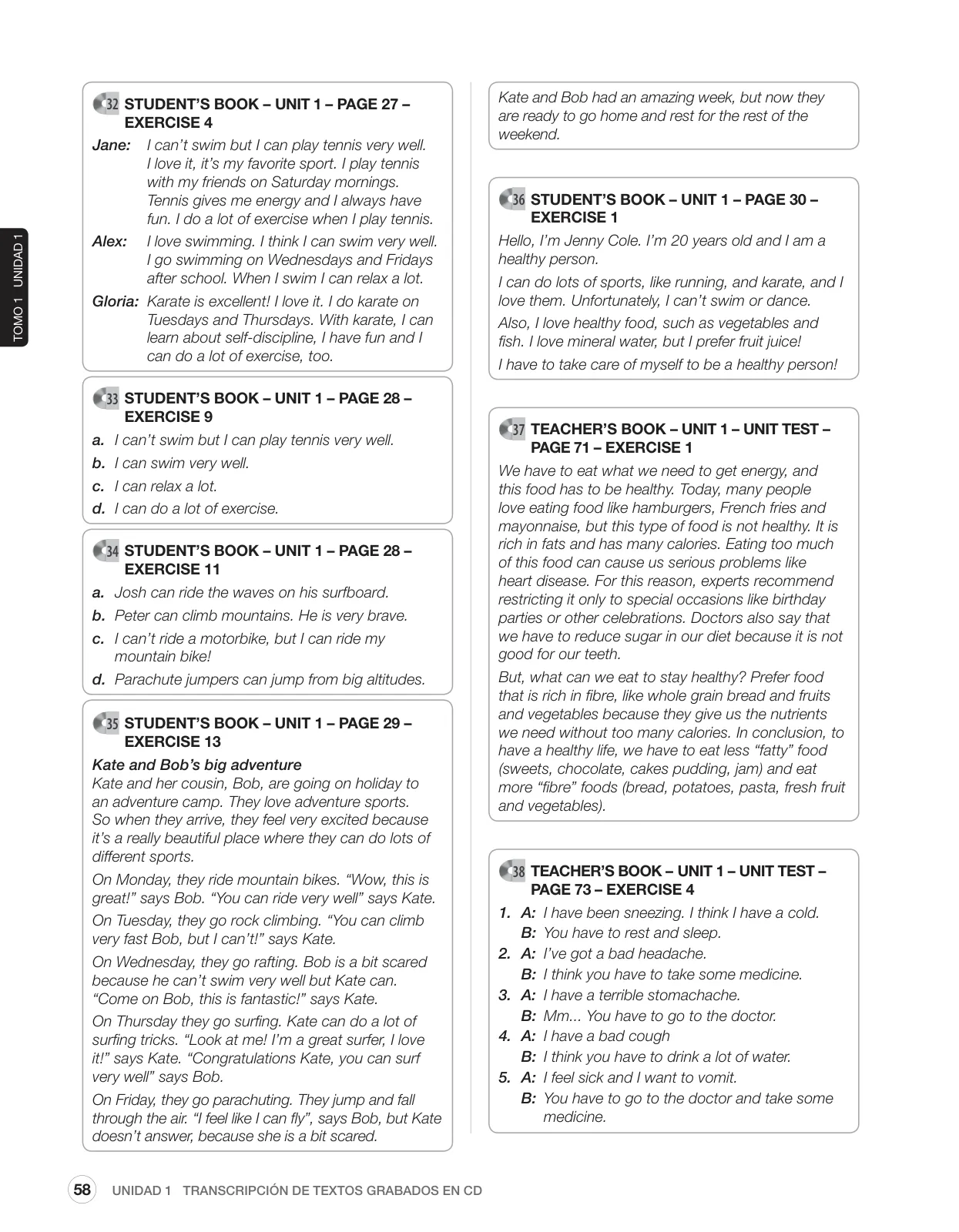 Miniatura página 70 de Inglés – Sexto Básico | Student’s Book MINEDUC – Descargar PDF · 2024