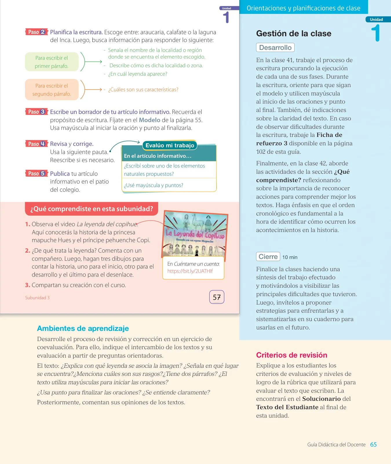 Página 67 de Lenguaje y Comunicación – Segundo Básico – Texto del Estudiante MINEDUC – Descargar PDF · 2024
