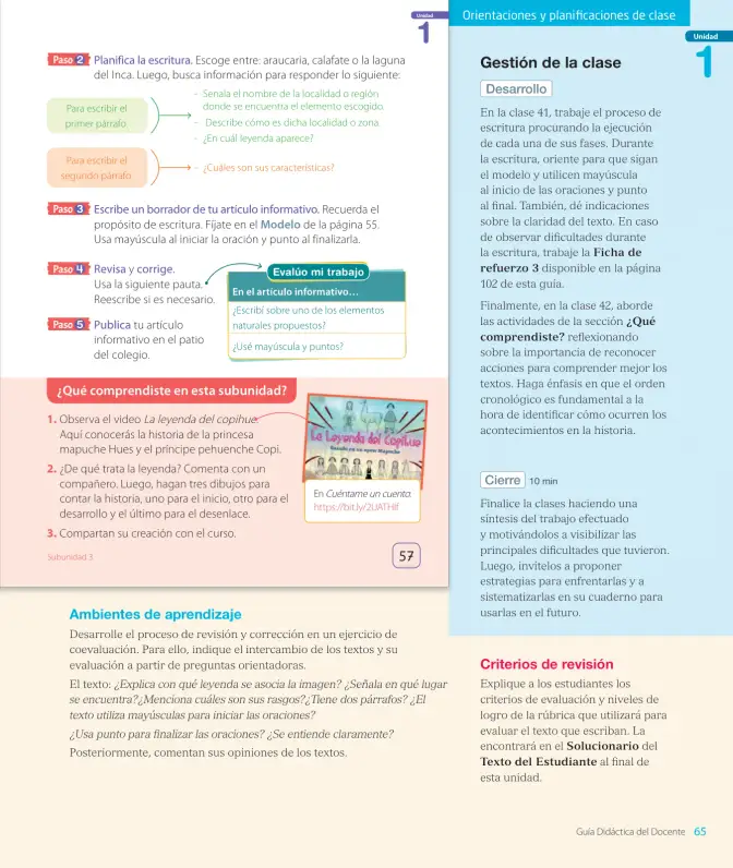 Página 67 de Lenguaje y Comunicación – Segundo Básico – Texto del Estudiante MINEDUC – Descargar PDF · 2024