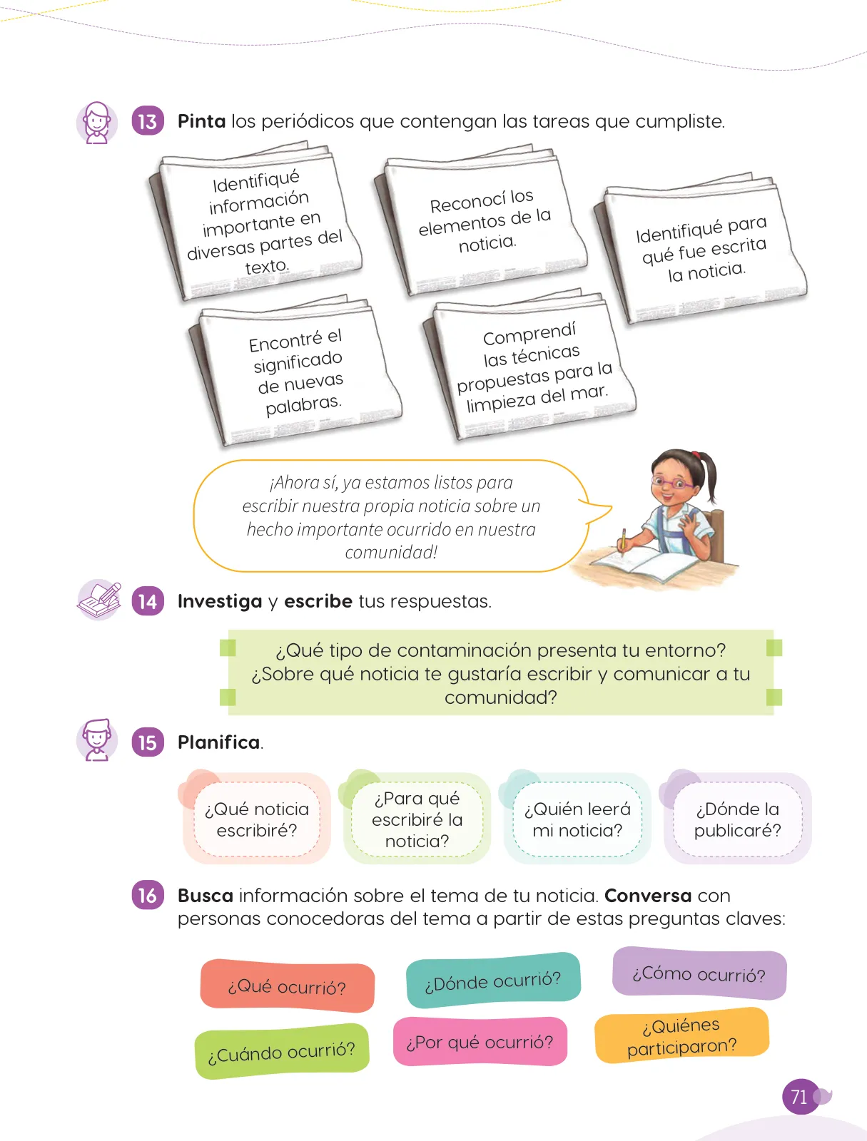 Miniatura página 73 de Cuadernillo de Comunicación 4, cuarto grado de Primaria · 2023