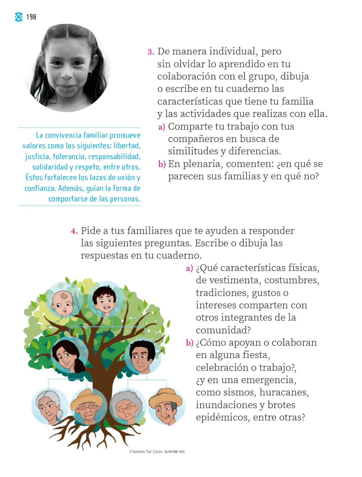 Página 199 de Proyectos Comunitarios.   Libro de Educación Primaria Grado 1°  Ciclo Escolar 2025 - 2026