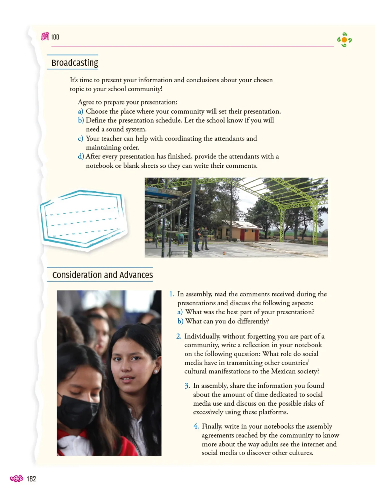 Miniatura página 183 de Uérakua anapu uantakua. Projects and Readings.  Libro de Educación Secundaria Grado 3°  Ciclo Escolar 2025 - 2026