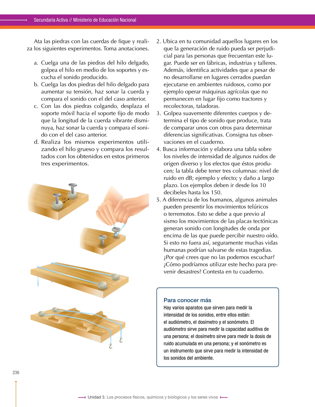 Miniatura página 236 de Ciencias Naturales 8° · Secundaria Activa