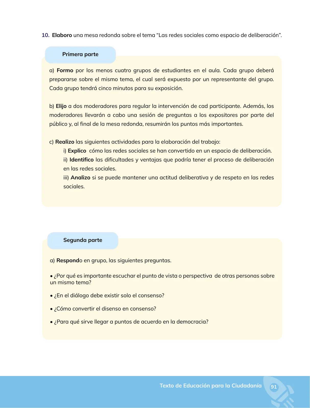 Miniatura página 92 de Educacion Ciudadania · 1ro BGU · 2024