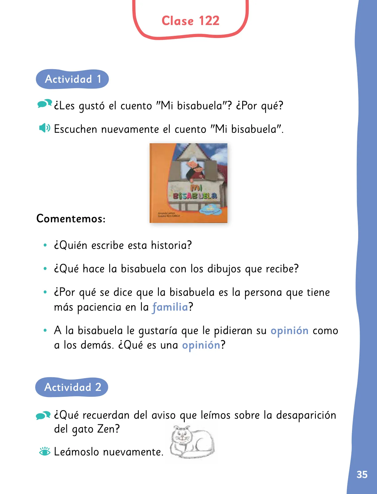 Página 38 de Lenguaje y Comunicación – Primero Básico | Texto del Estudiante MINEDUC – Descargar PDF · 2024
