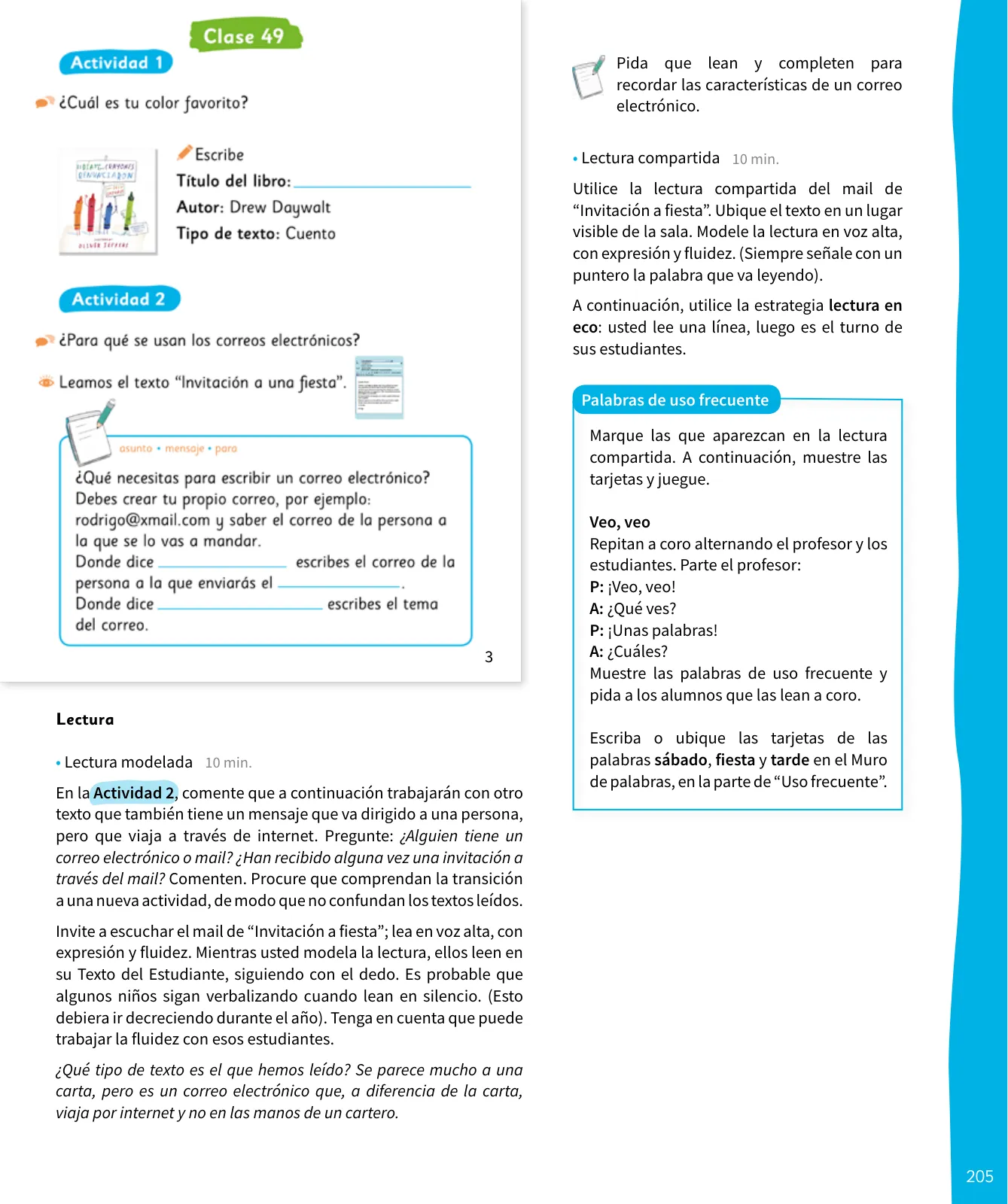 Miniatura página 206 de Lenguaje y Comunicación – Segundo Básico – Texto del Estudiante MINEDUC – Descargar PDF · 2024