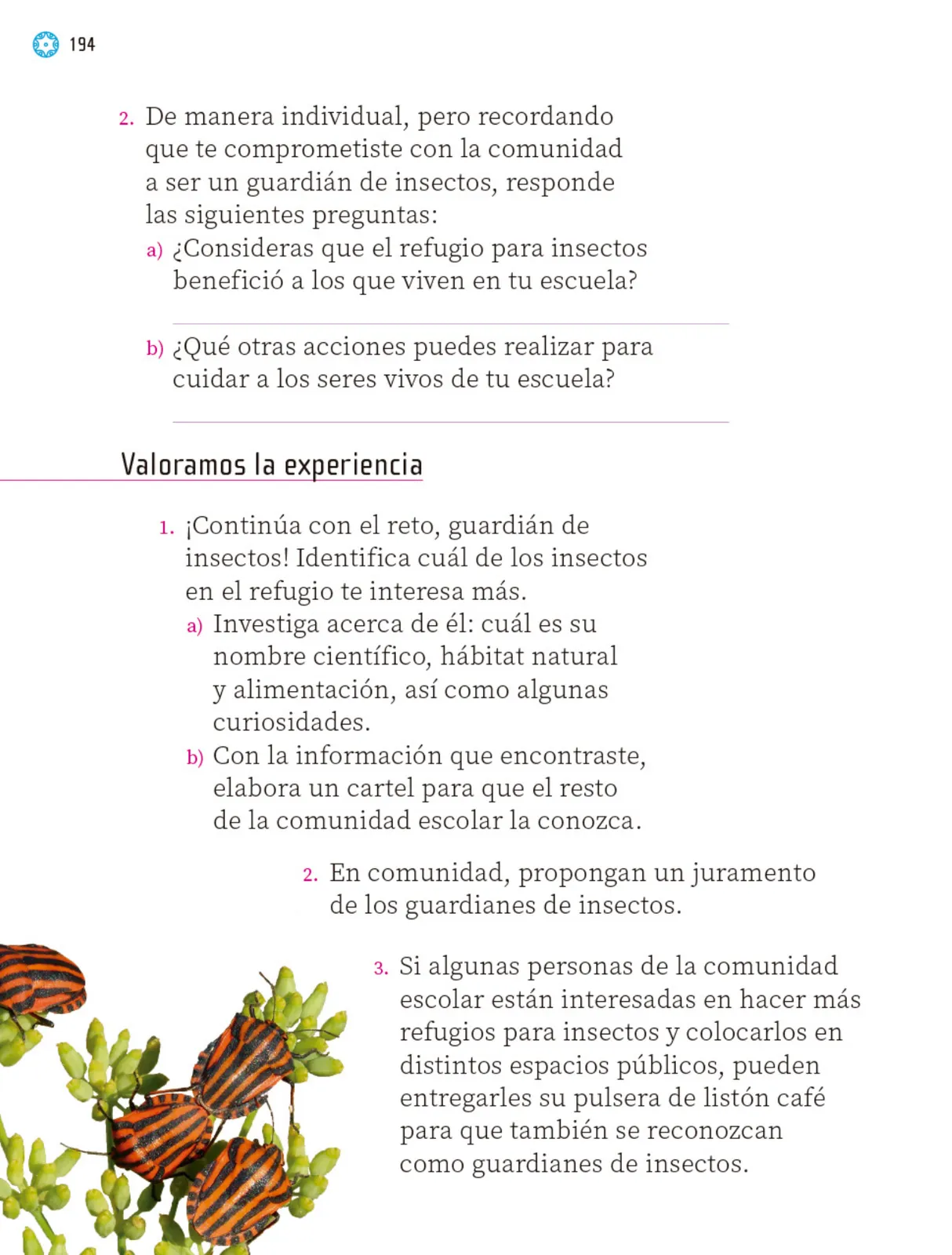 Miniatura página 195 de Proyectos Escolares.   Libro de Educación Primaria Grado 1°  Ciclo Escolar 2025 - 2026