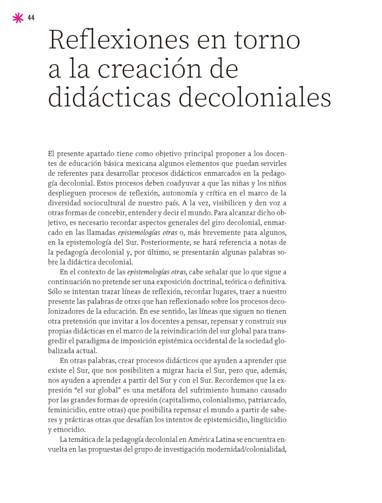 Miniatura página 45 de Un libro sin recetas, para la maestra y el maestro. Fase 5  Libro de Educación Primaria Grado 5°, 6°  Ciclo Escolar 2025 - 2026