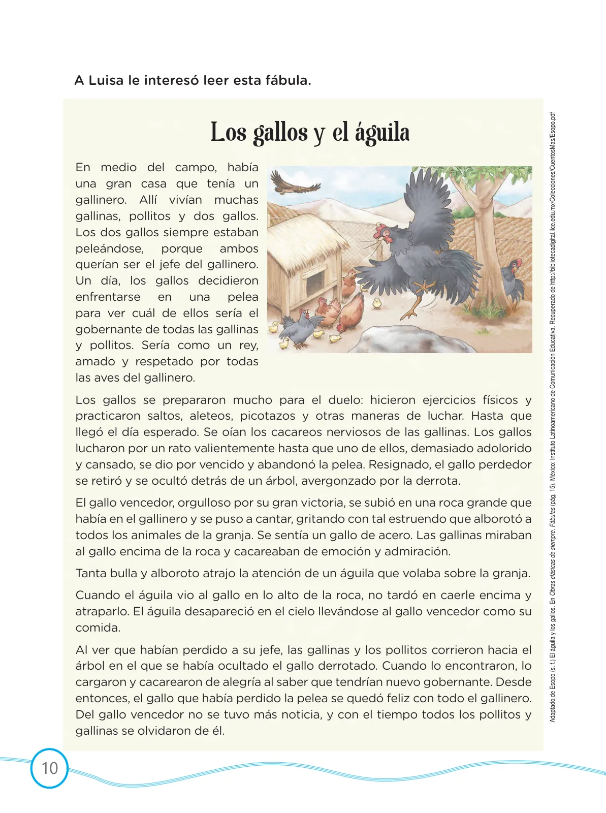 Miniatura página 10 de Kit de evaluación Entrada 2 Demostrando lo que aprendimos : Comunicación, primer trimestre, ﻿Cuarto grado - Primaria · 2019