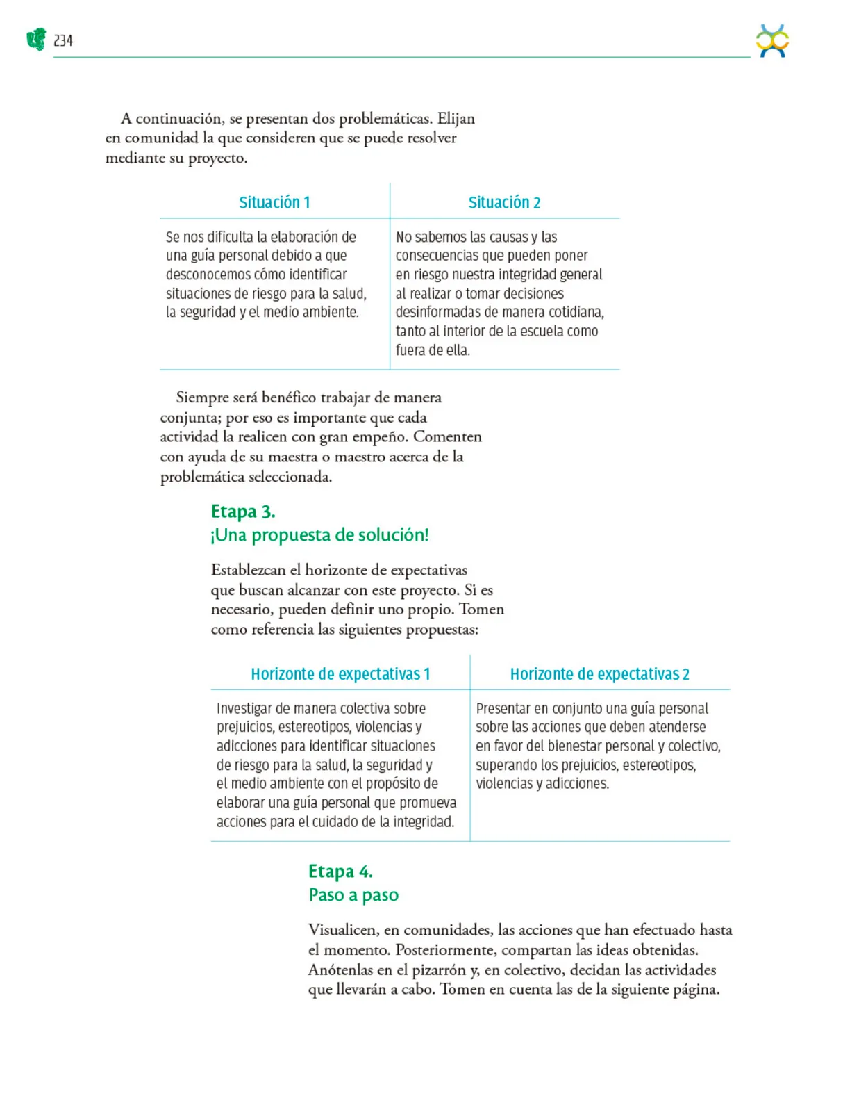 Página 235 de Colección Ximhai. Nuestro libro de Proyectos. Tomo II. Libro de Educación Telesecundaria Grado 1° Ciclo Escolar 2025 - 2026