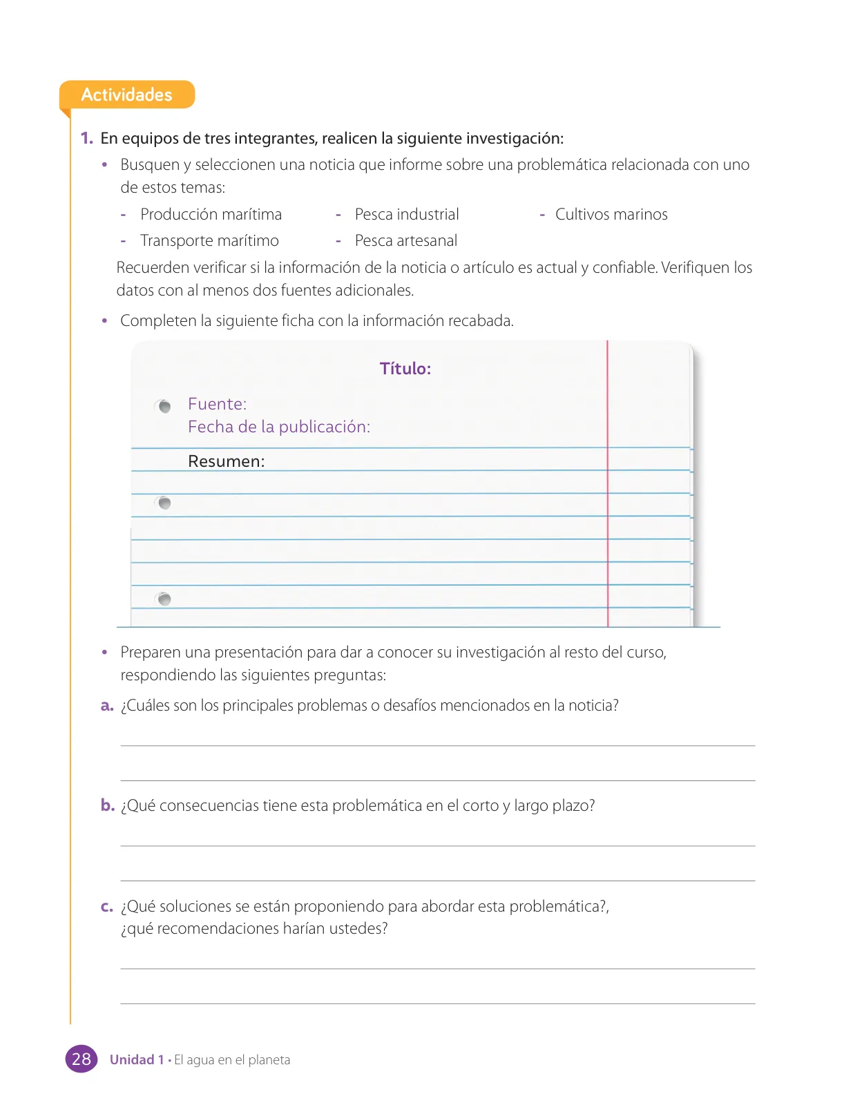 Página 30 de Libro de Ciencias Naturales – Quinto Básico | Texto del Estudiante MINEDUC – Descargar PDF · 2024