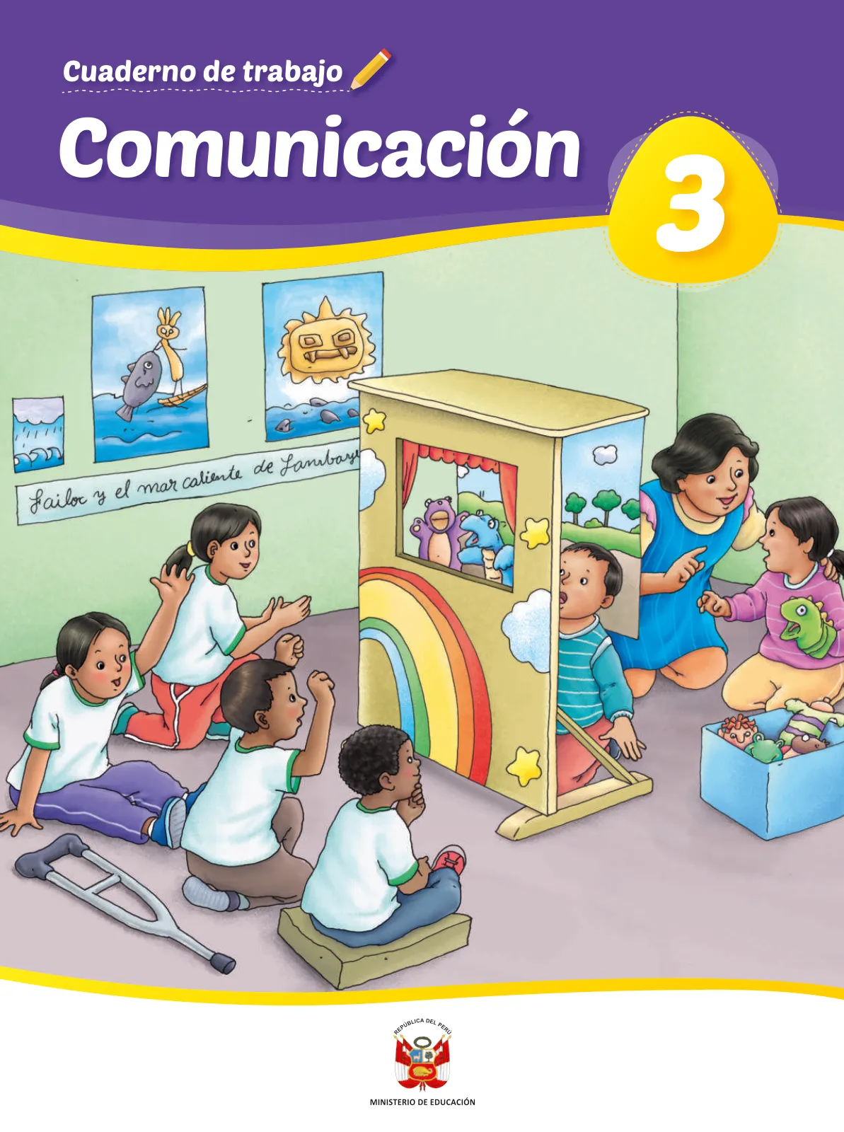 Página 1 de Comunicación 3 : cuaderno de trabajo para tercer grado de Educación Primaria 2019 · 2019