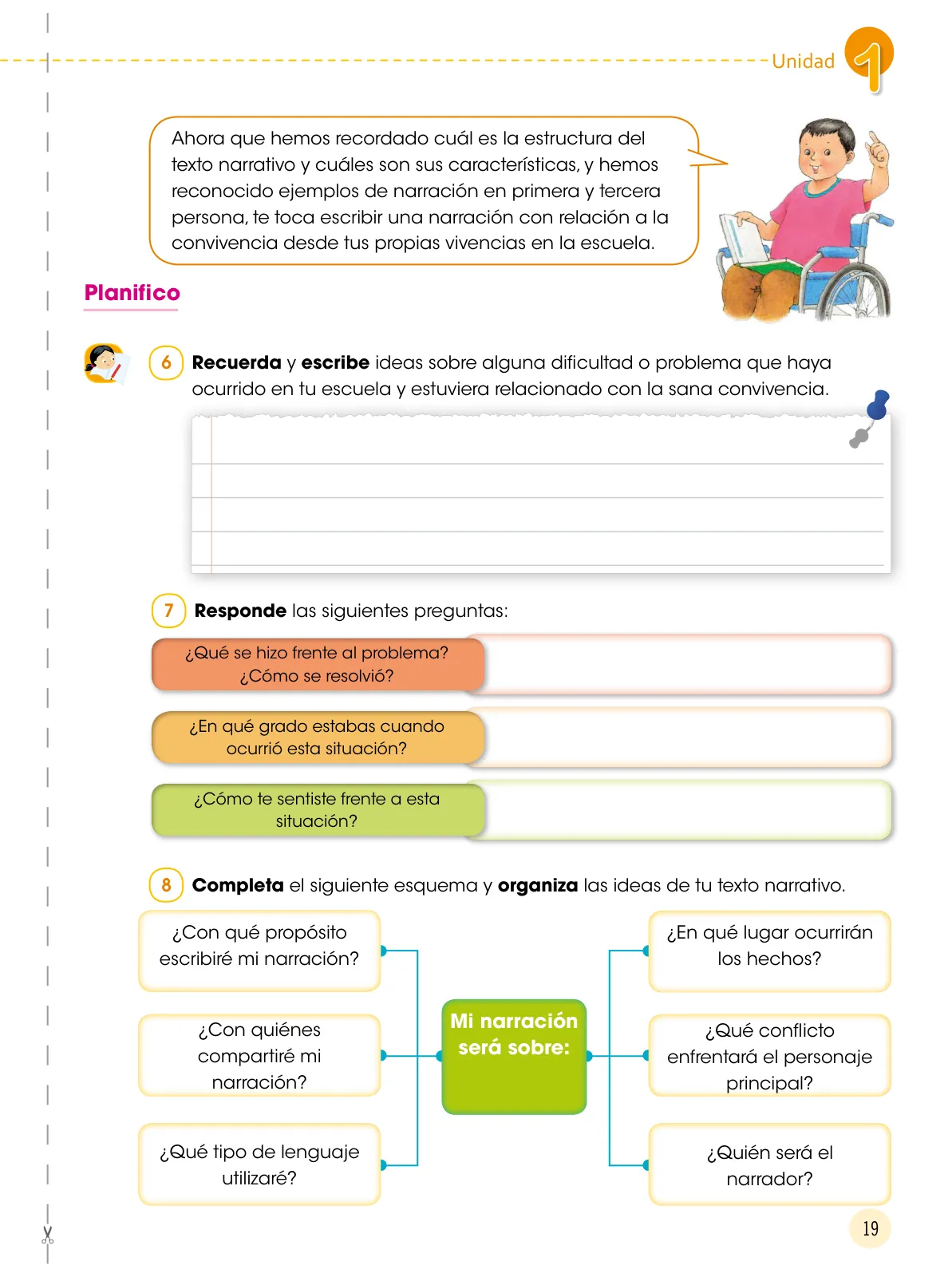 Miniatura página 20 de Comunicación 6 : cuaderno de trabajo para sexto grado de Educación Primaria 2019 · 2019