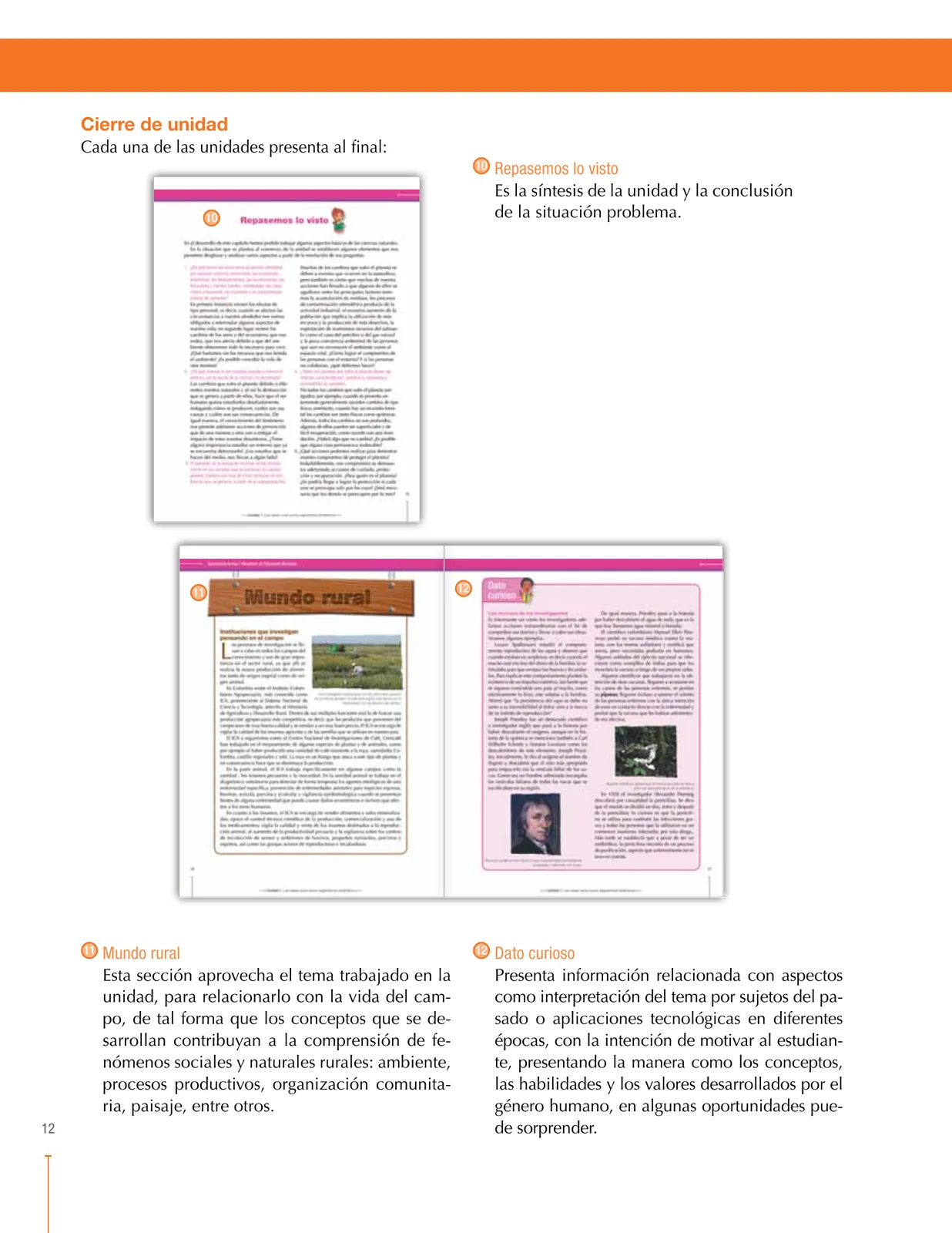 Página 12 de Ciencias Naturales 8° · Secundaria Activa