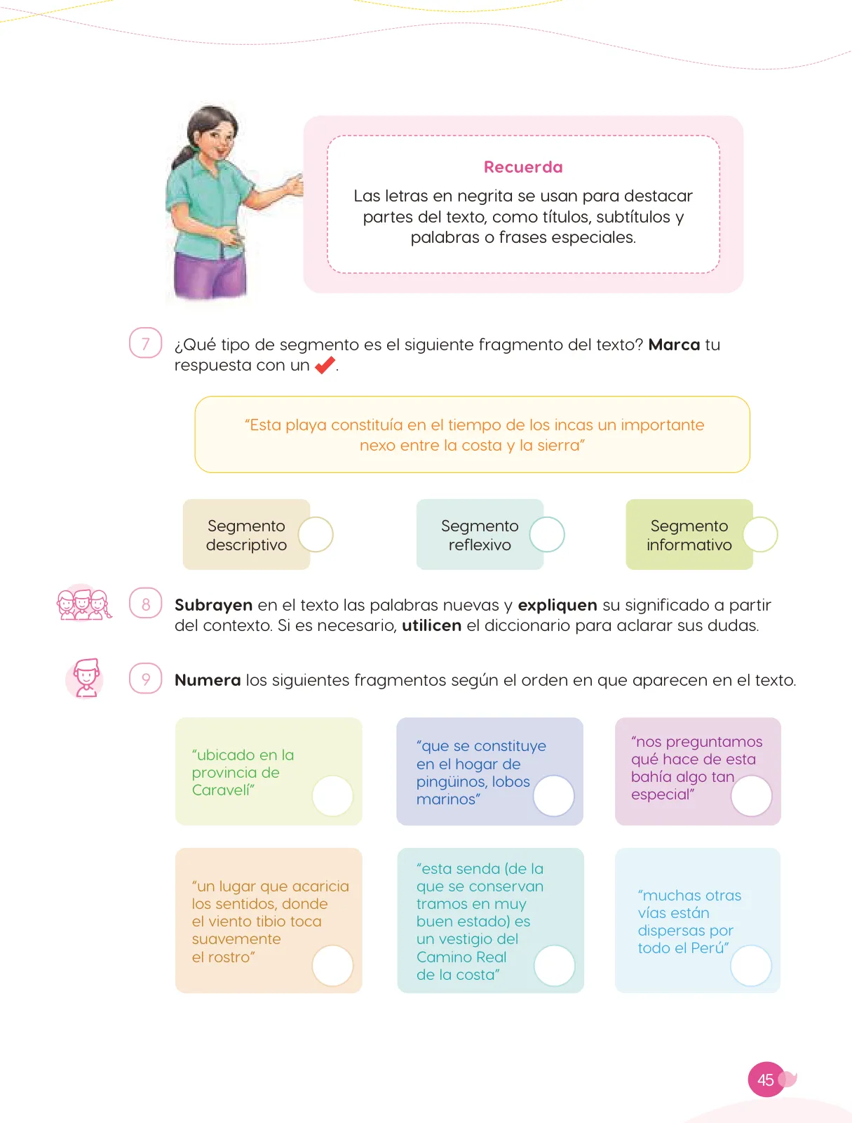 Miniatura página 47 de Cuadernillo de Comunicación 6. Sexto grado de Primaria · 2024