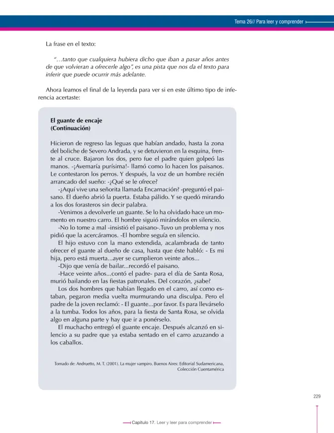 Página 229 de Lenguaje 7° · Secundaria Activa
