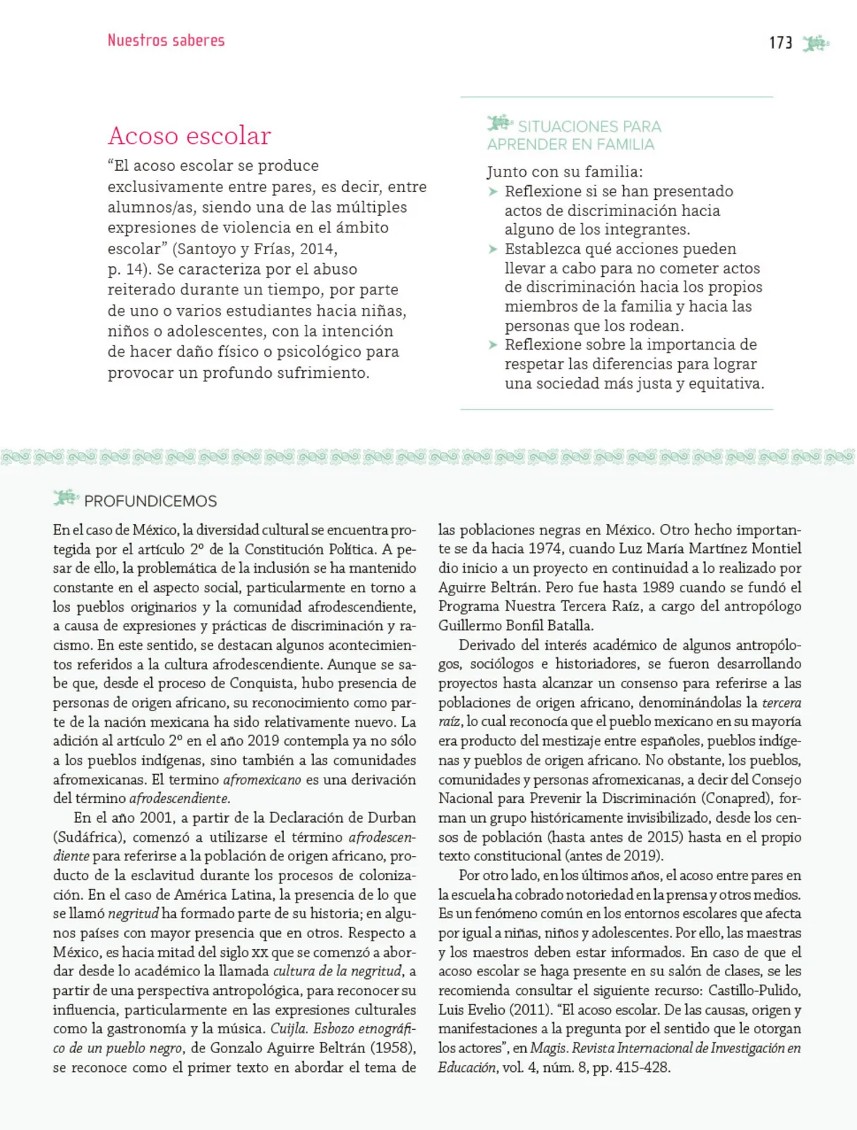 Miniatura página 174 de Nuestros saberes: Libro para alumnos, maestros y familia.   Libro de Educación Primaria Grado 5°  Ciclo Escolar 2025 - 2026