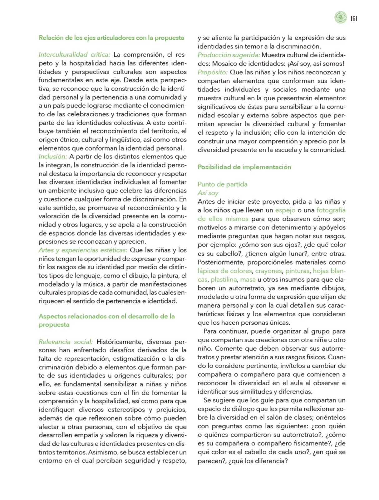 Página 162 de Modalidades de trabajo para la acción transformadora y el codiseño Libro de Educación Preescolar Grado 1°, 2°, 3° Ciclo Escolar 2025 - 2026