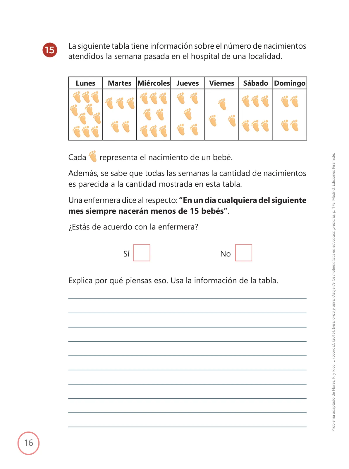 Miniatura página 16 de Kit de evaluación Entrada 1 Demostrando lo que aprendimos : Matemática, primer trimestre, ﻿Cuarto grado - Primaria · 2019