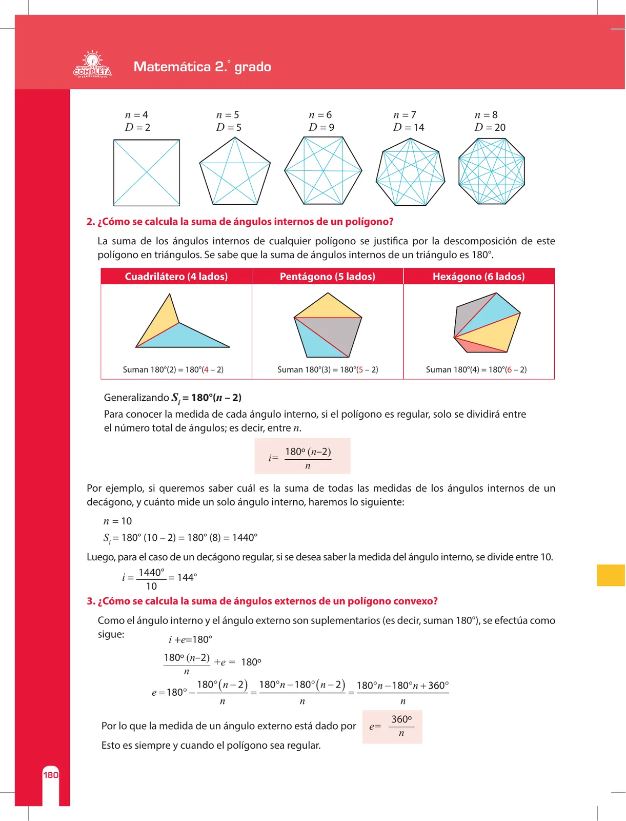 Miniatura página 180 de Matemática 2 : cuaderno de reforzamiento pedagógico - JEC · 2016