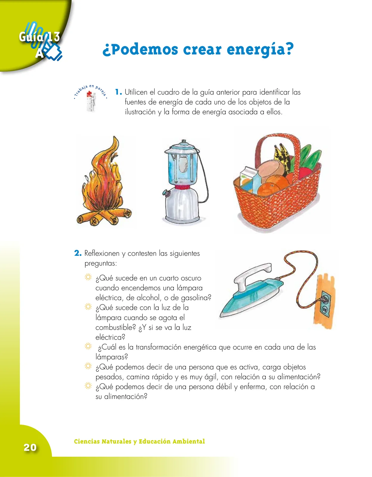 Miniatura página 20 de Ciencias Naturales 5° · Cartilla 02