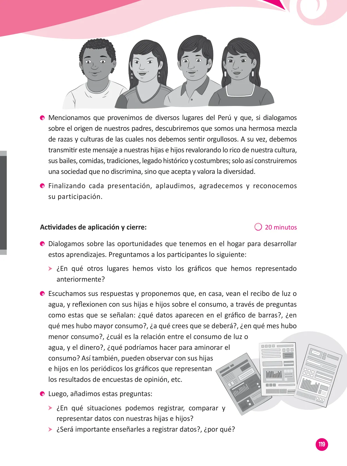 Página 121 de Guía para el trabajo docente con las familias del ciclo III de Primaria · 2016