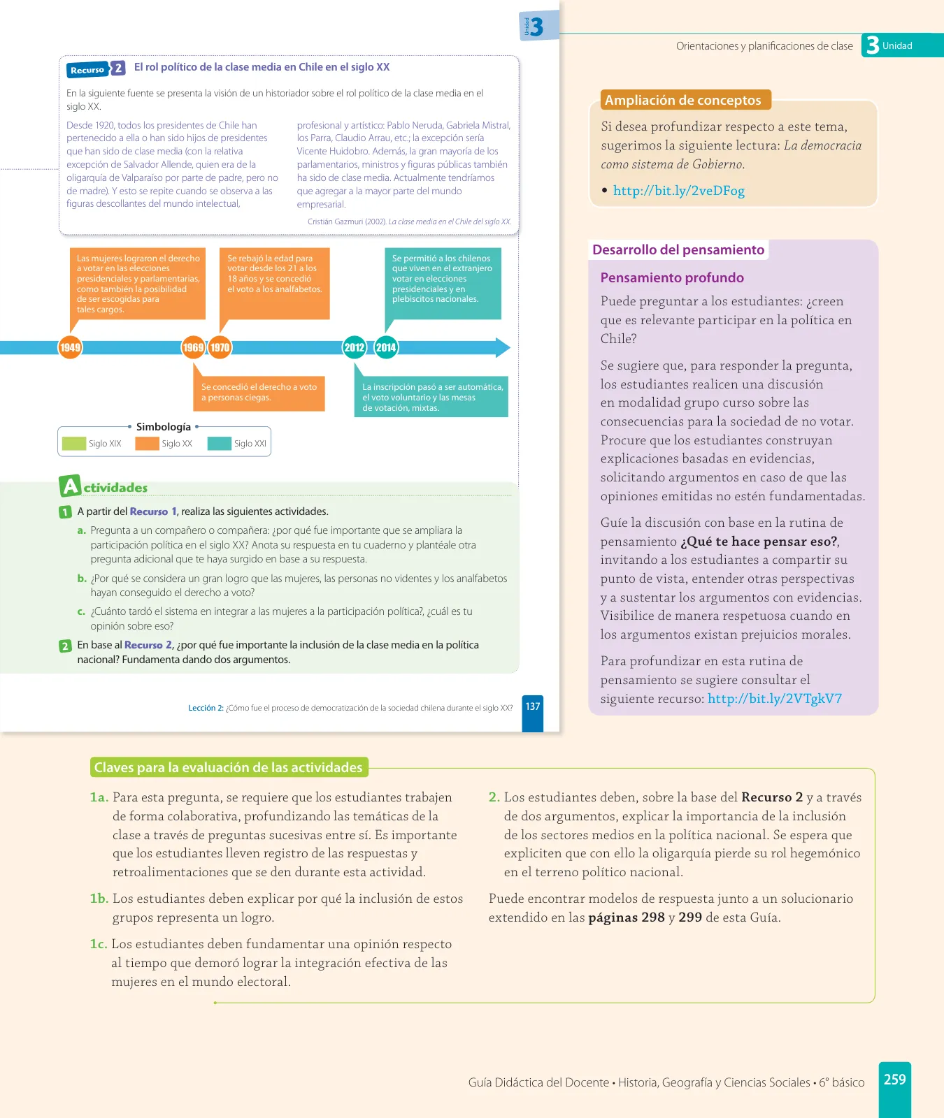 Página 49 de Historia, Geografía y Ciencias Sociales – Sexto Básico | Texto del Estudiante MINEDUC – Descargar PDF · 2024