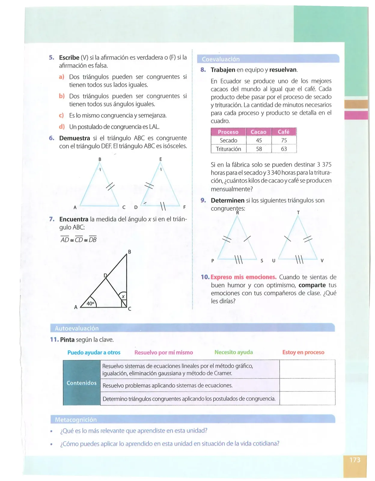 Página 173 de Matematica · 10 EGB · 2025