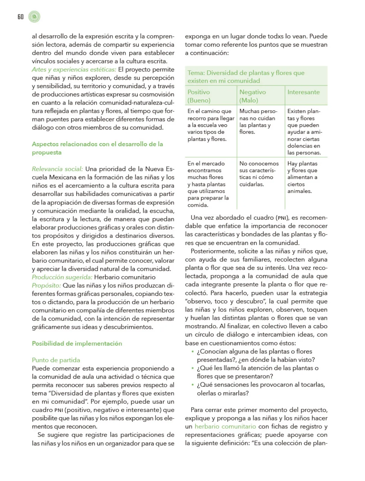 Miniatura página 61 de Modalidades de trabajo para la acción transformadora y el codiseño  Libro de Educación Preescolar Grado 1°, 2°, 3°  Ciclo Escolar 2025 - 2026