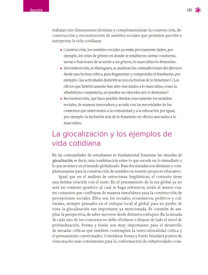 Página 102 de Un libro sin recetas para la maestra y el maestro. Fase 6. Libro de Educación Telesecundaria Grado 1°, 2°, 3° Ciclo Escolar 2025 - 2026