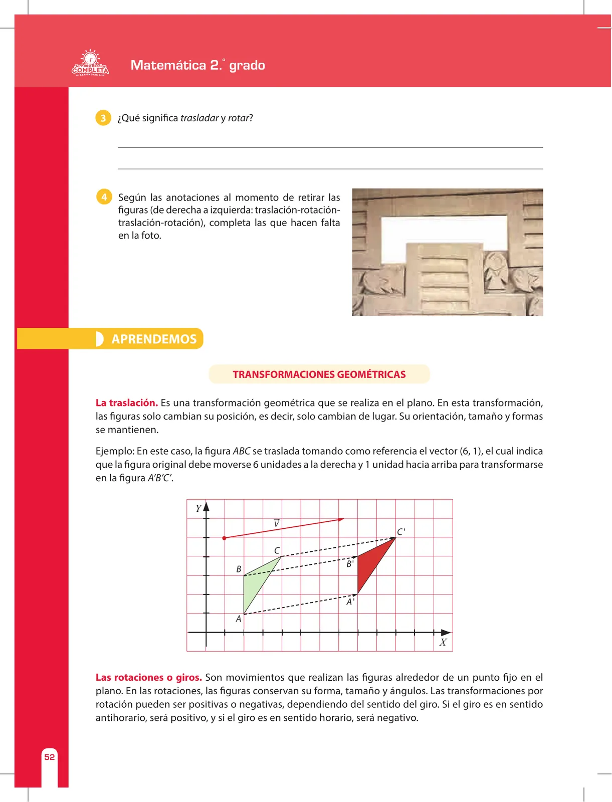 Miniatura página 52 de Matemática 2 : cuaderno de reforzamiento pedagógico - JEC · 2016