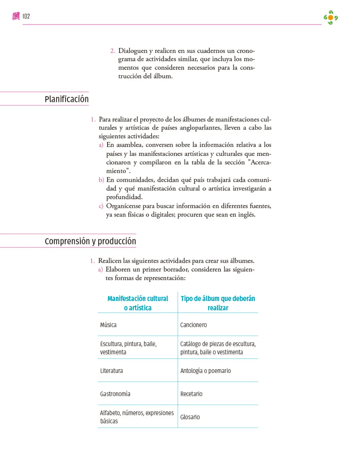 Miniatura página 103 de Colección Ximhai. Nuestro libro de proyectos.   Libro de Educación Secundaria Grado 1°  Ciclo Escolar 2025 - 2026