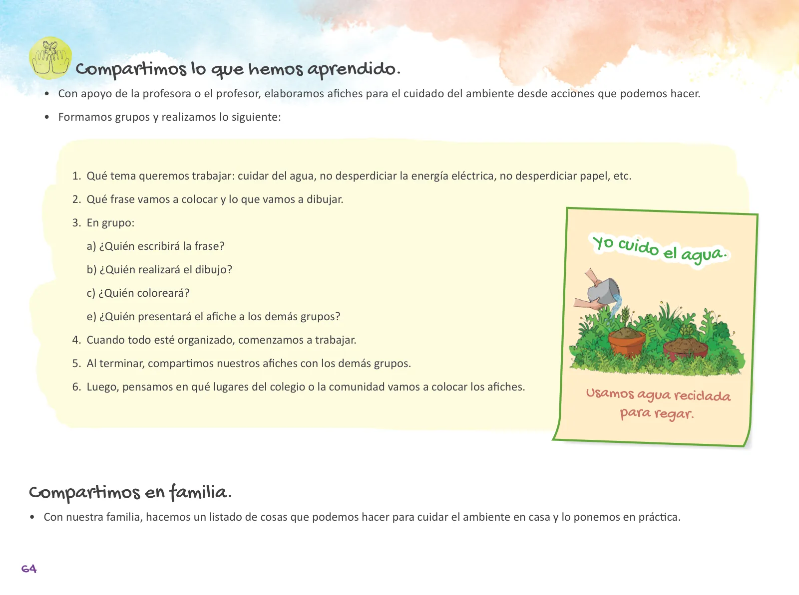 Página 66 de Cuadernillo de Tutoría Tercer Grado Educación Primaria 2019 · 2019