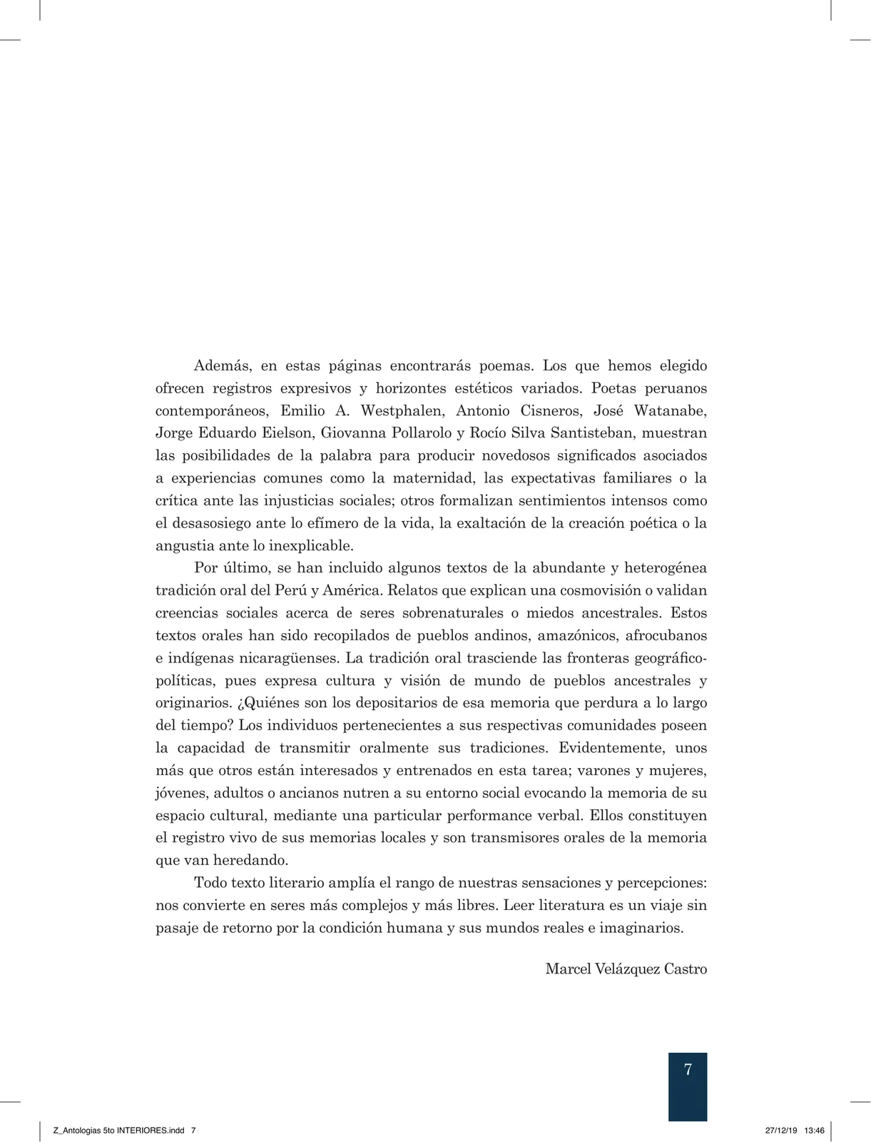 Página 9 de Antología literaria 5 · 2019