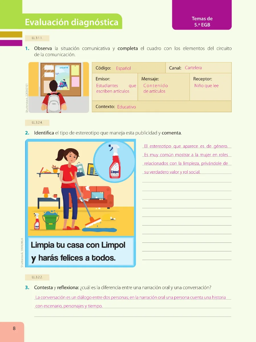 Página 10 de Lengua Y Literatura · 6 EGB · 2025