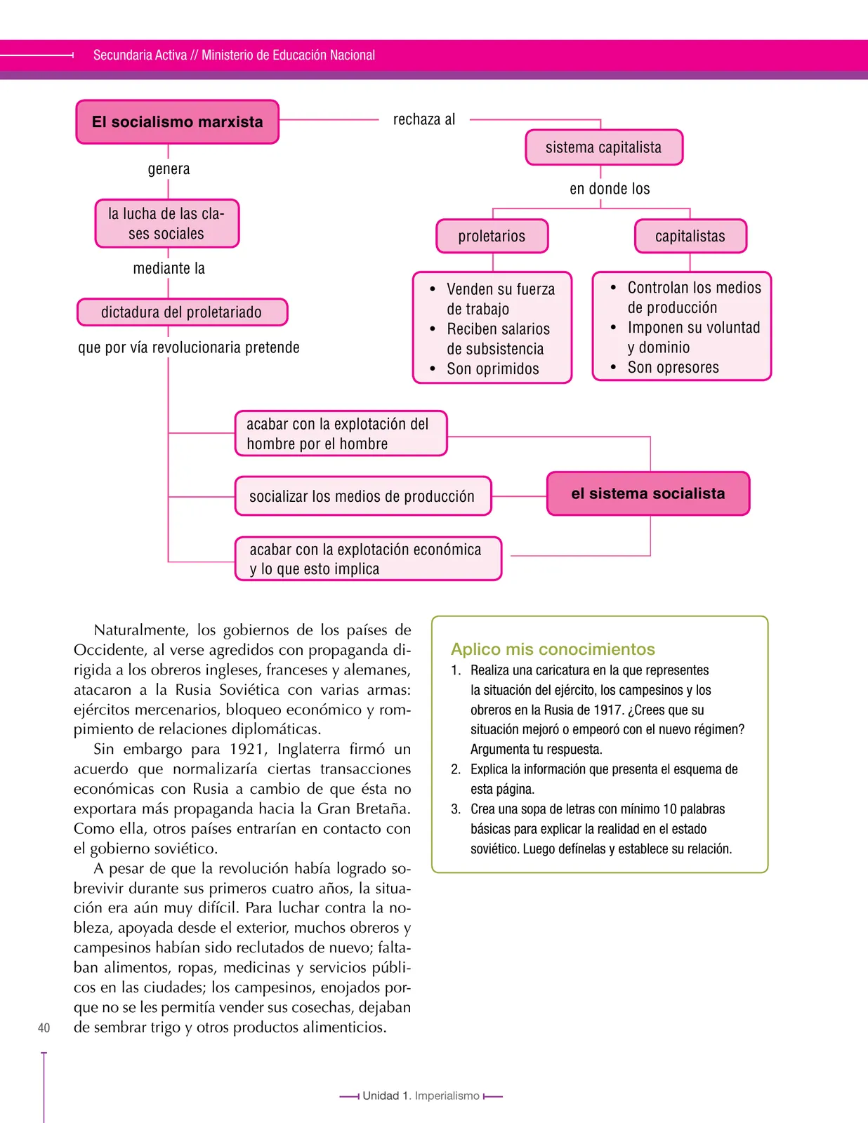 Página 40 de Ciencias Sociales 9° · Secundaria Activa